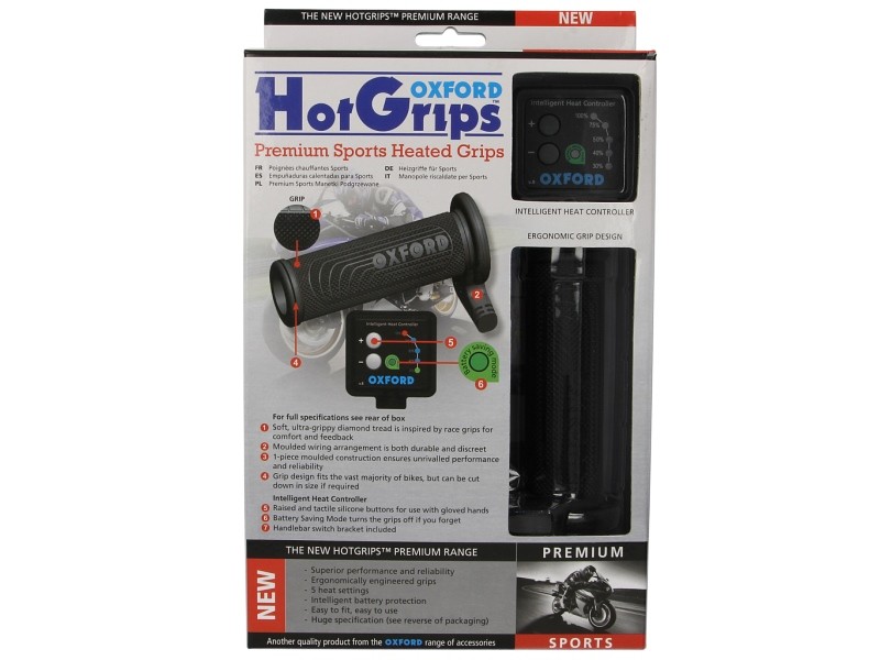 4x ✅Fits OXFORD OF692 Grips handlebar diameter 22mm length 123mm Ro ⭐UK Seller⭐