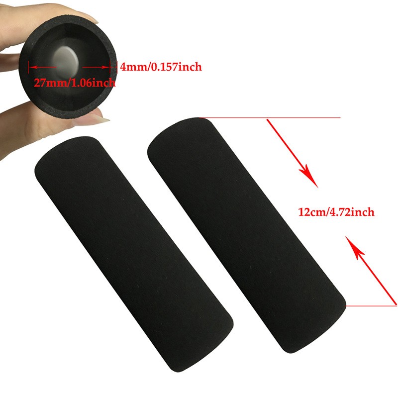 Handlebar Grip Covers Sponge Foam Anti-slip Protection For Motorcycle Motorbike