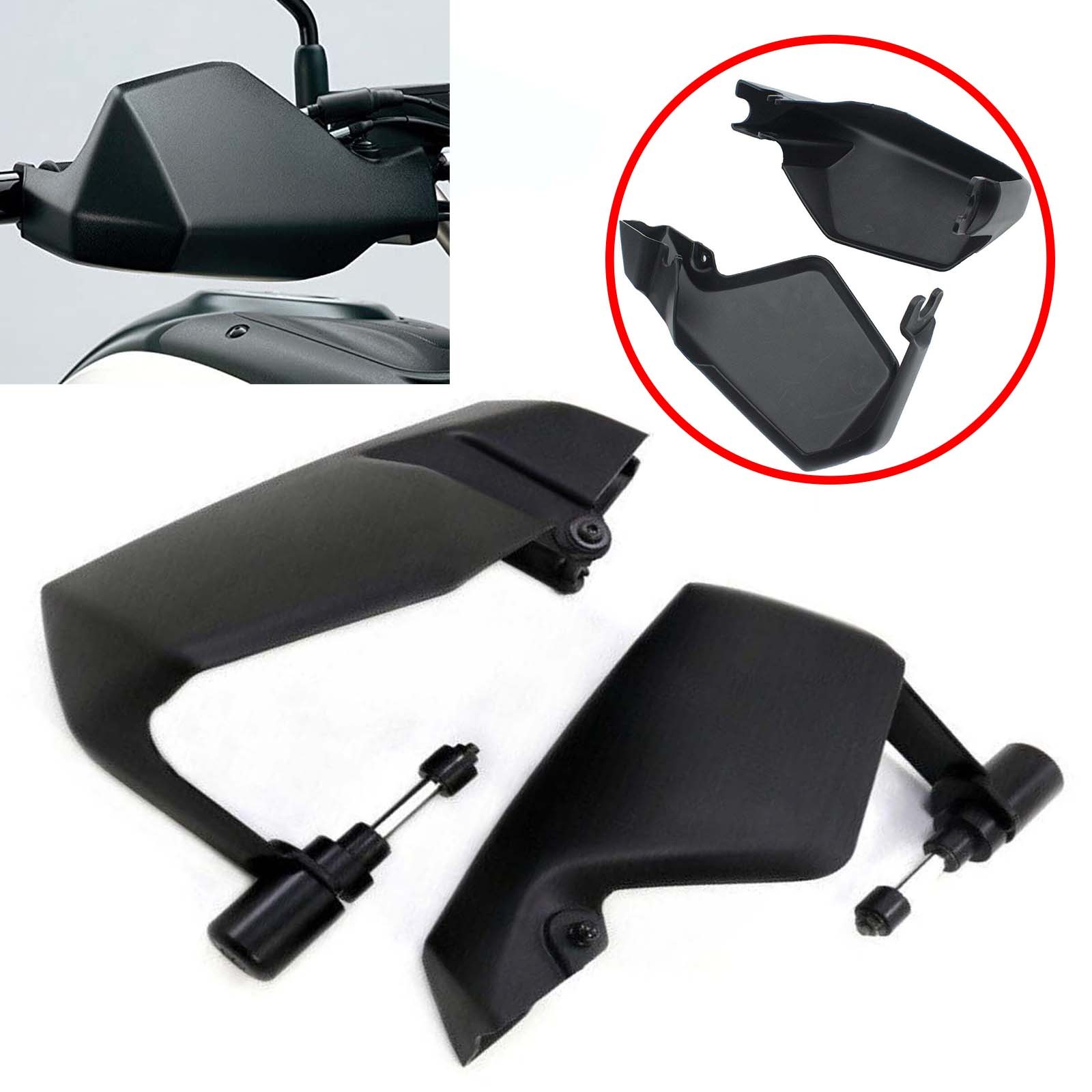 1pair of Hand guards Fit for SUZUKI DL650 V-Strom 2004-2021 ABS Plastic+Aluminum