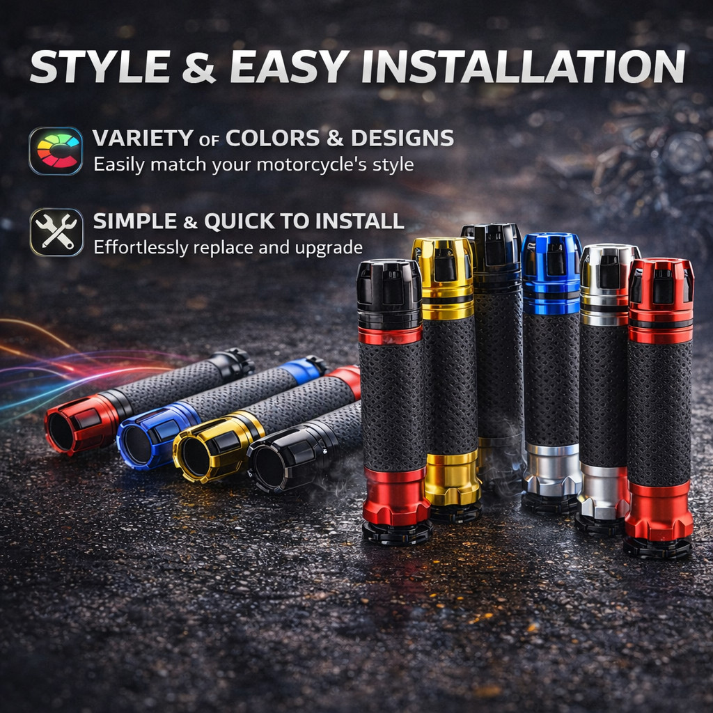 Fit For BMW G310R G310GS C400X C400GT Handle Bar Gel Hand Grips
