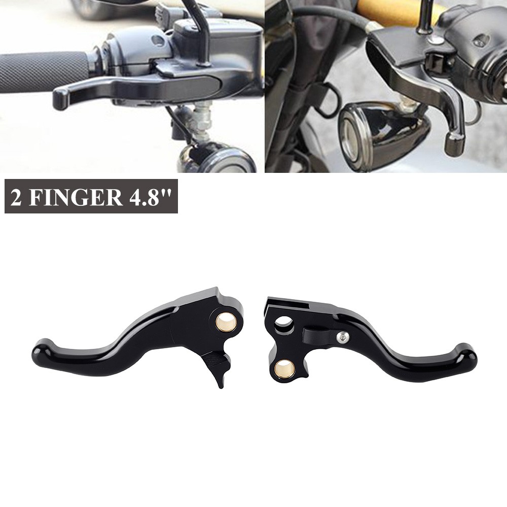 For Harley Dyna FXD Street Bob FXDB Low Rider FXDL 1996-2017 Hand Brake Levers