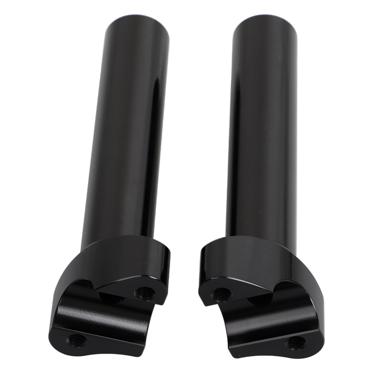 6.5″ Straight Handlebar Risers For Harley 1″ Bar Heritage Softail Dyna Road King