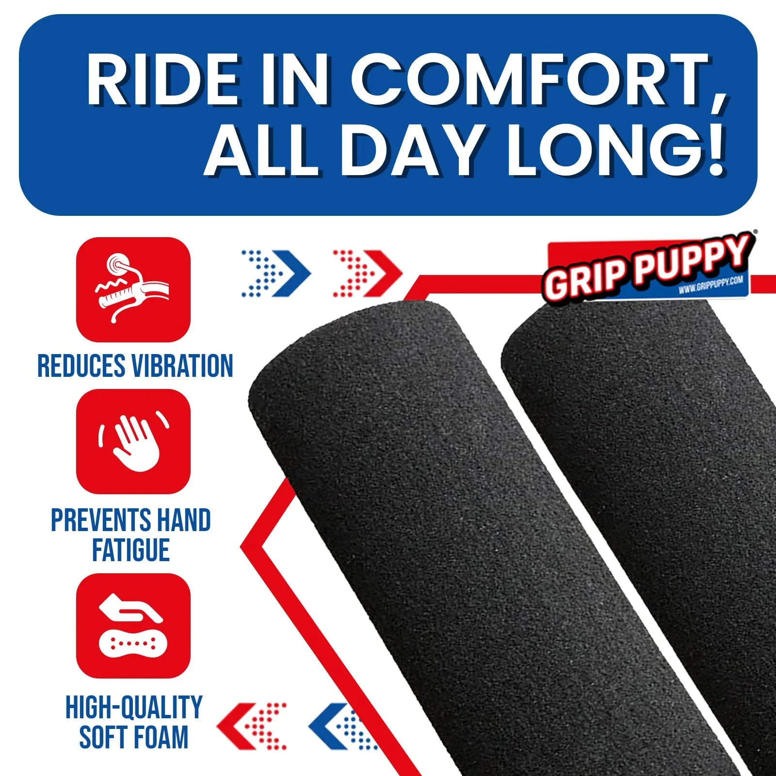 Grip Puppy Big PAW! – Comfort Grips for Harley-Davidson Heavyweight Motorcycles