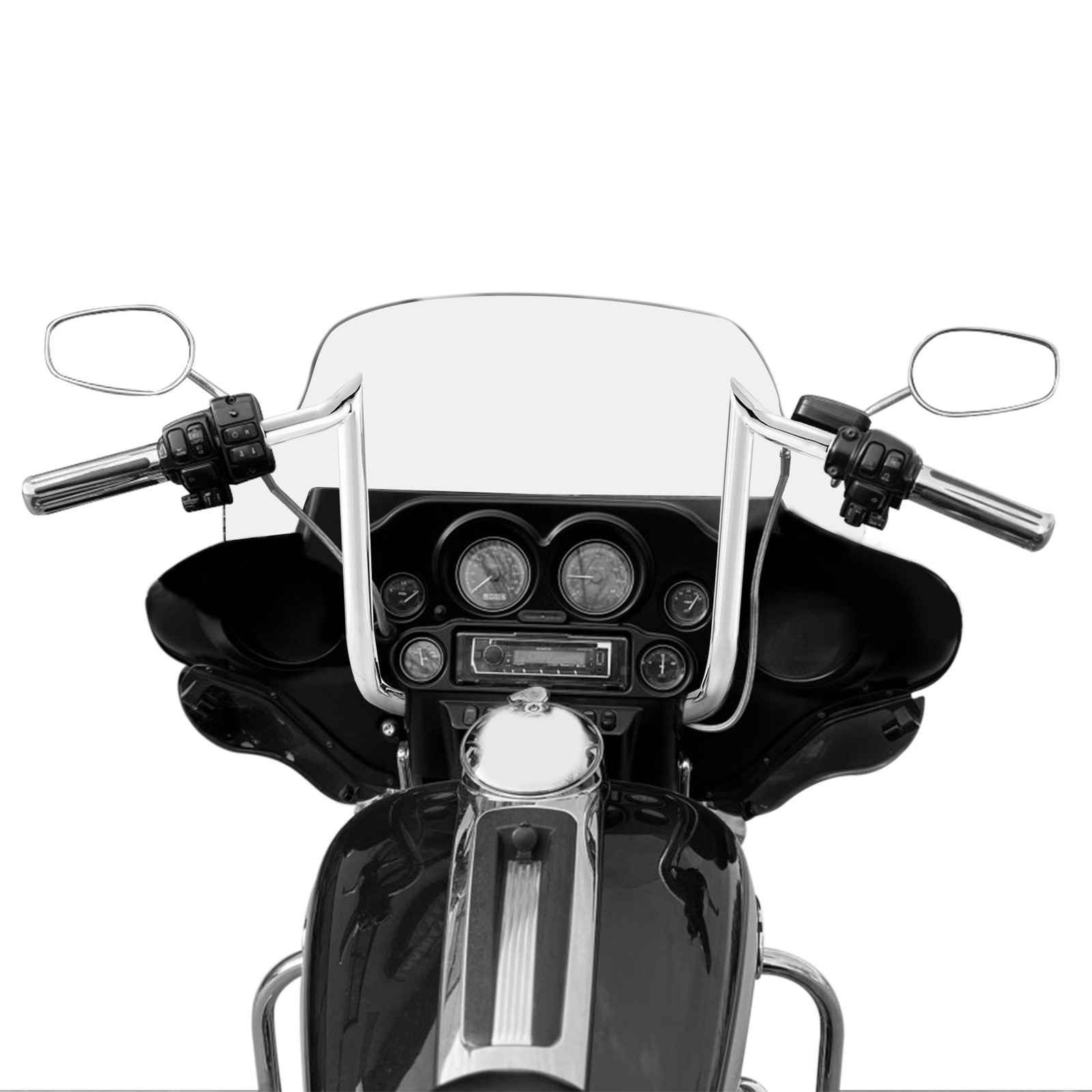 14″ Pre-wired Bagger Handlebar For Harley Electra Street Ultra Limited 2008-2013