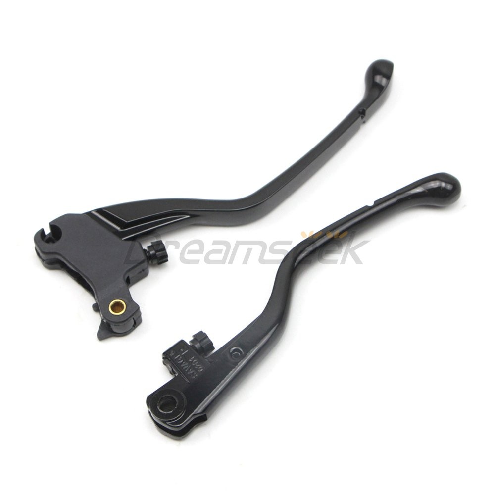 2pcs Handlebar Clutch Lever Brake Lever for BMW F650GS F700GS F800R F800GT Black