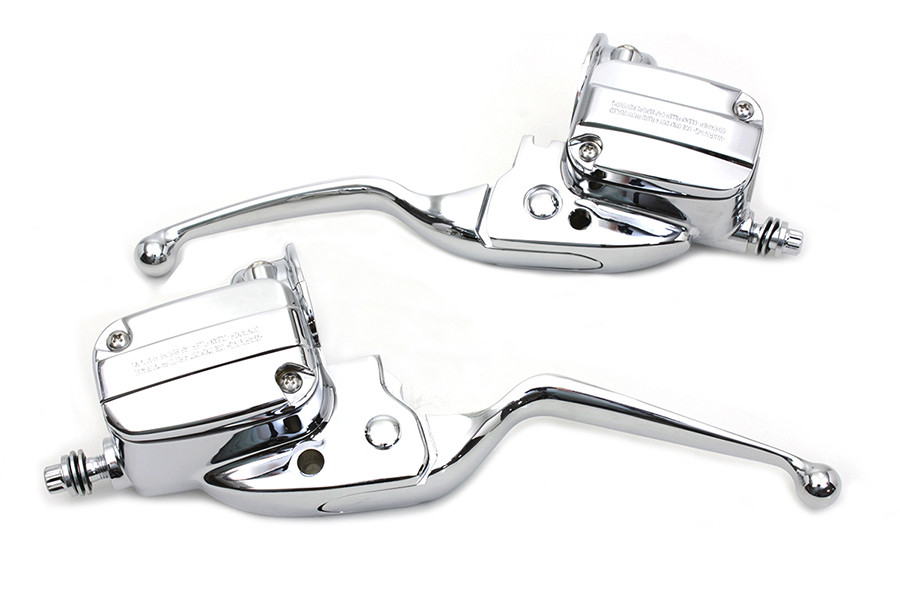 Handlebar Control Kit Chrome with Hydraulic Clutch fits Harley Davidson