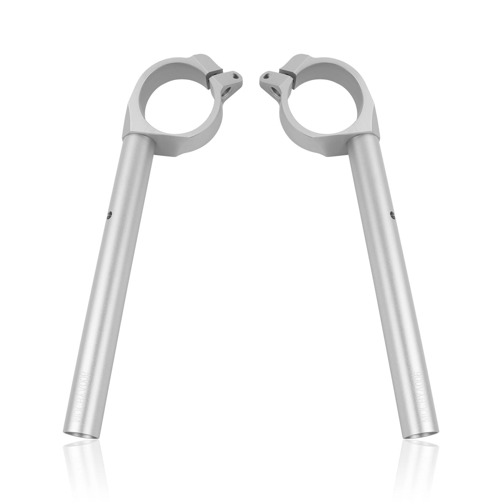 Clip-ons Handlebars Handle Bars For Yamaha YZF R7 YZF-R7 2022-2024 2023 Silver