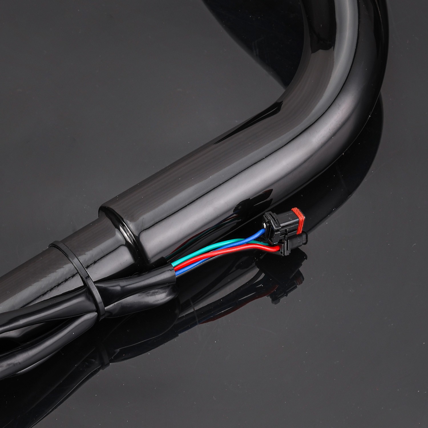 14″ Rise PRE-WIRED Ape Hanger Handlebars For Harley Electra Glide Ultra Classic