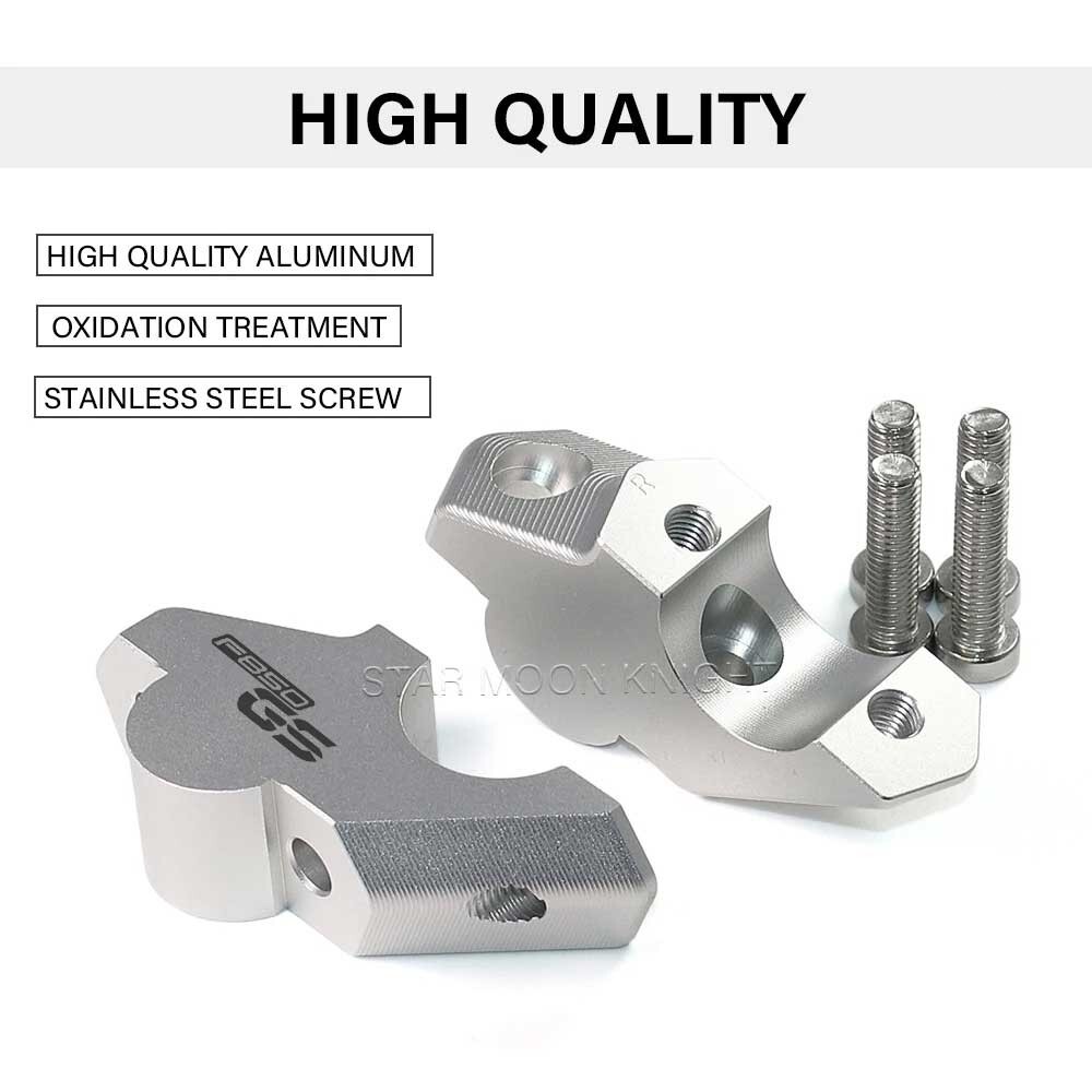 Handlebar Riser For BMW F850GS F 850GS ADV F900R F900XR Lift Handlebar Extender
