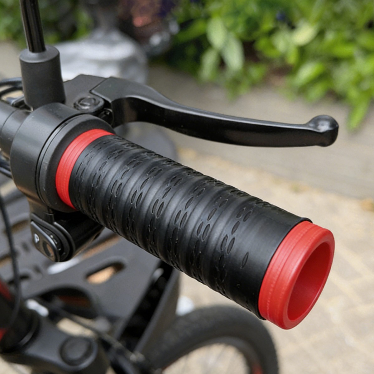 2PCS Wrap-Around Silicone Handlebar Brake Lever Grip Covers Universal Motorcycle