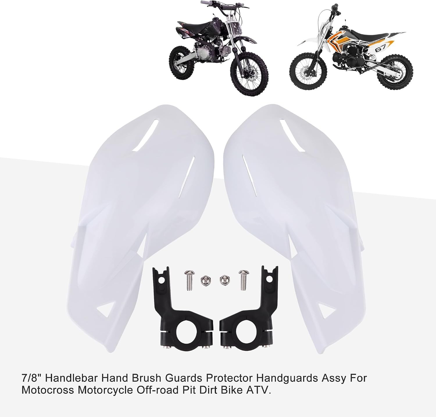 Durable 7/8″ Motorcycle Handguards – Ultimate Protection for Off-Road Riding