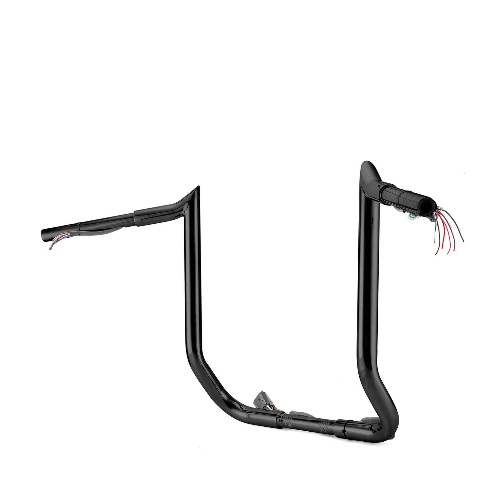 14″ Pre-Wired Meathook Bar Handlebar For Harley Street Glide Electra Glide 08-13