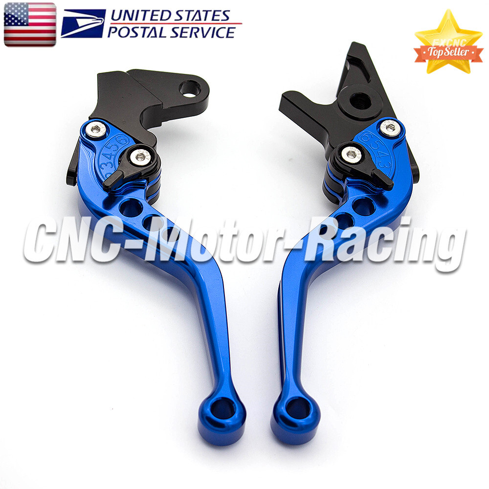 For Honda VTX1300 2003-2008 Brake Clutch Levers & Grips Handle Short Motorcycle