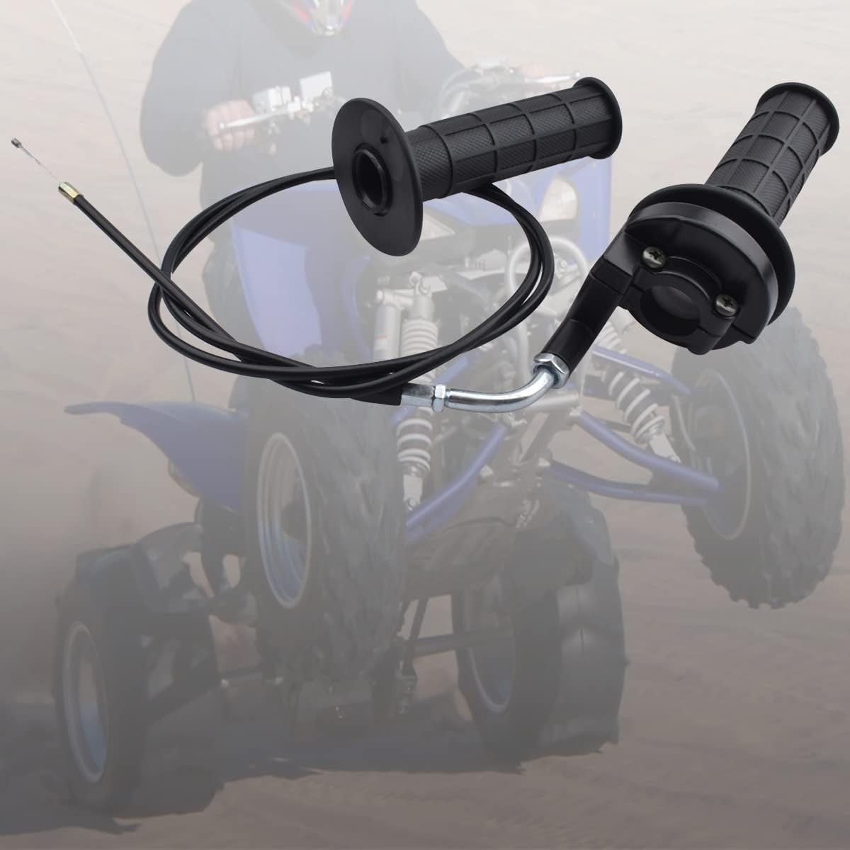 Durable Throttle Handle Grips & Cable for 50cc-250cc Bikes – Easy Installation