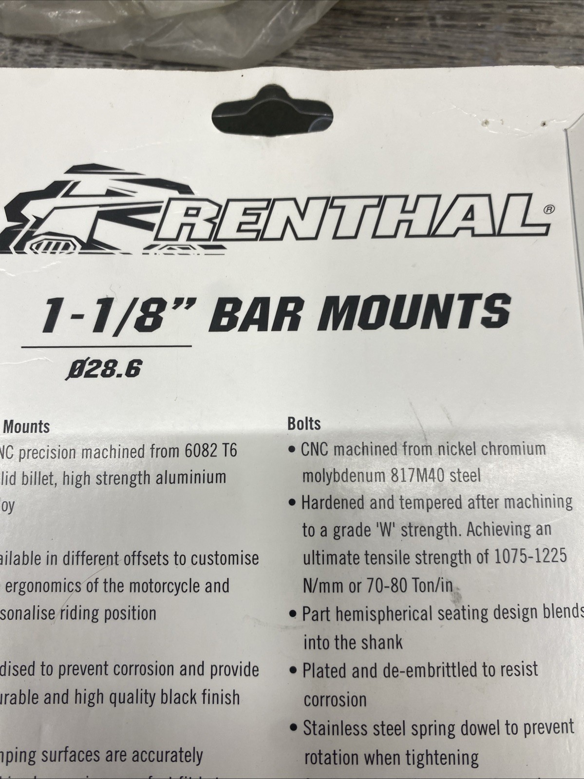 Renthal 1-1/8″ Bar Mount with 5 mm Offset for KX250/450F CL019