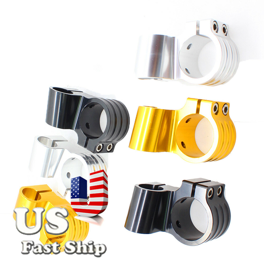CNC Regular/Riser 31-54mm Fork Replacement Clip on Handlebar Tube Clamp Mounts