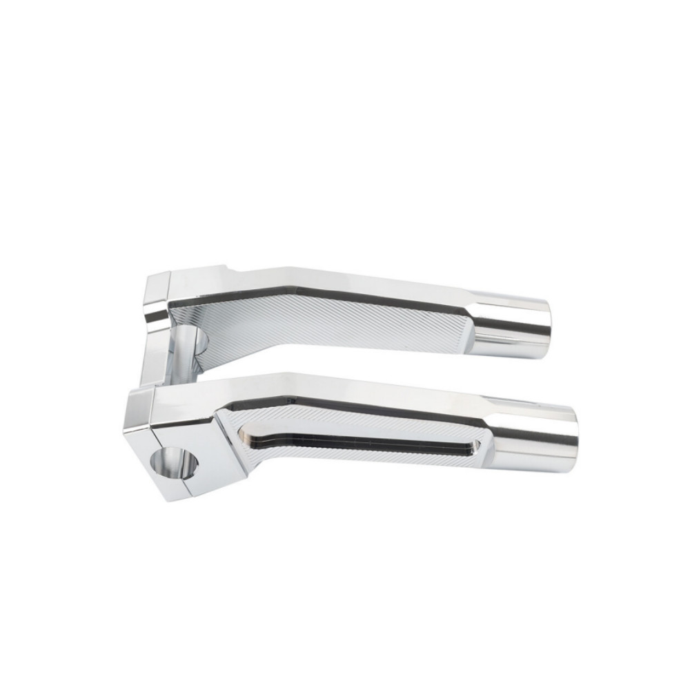 Pullback 10″ Handebar Riser Clamp for Harley 1” Handle Bar Touring Chrome