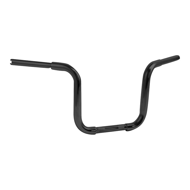 10″ Rise 1 1/4″ Ape Hanger Handlebar Fit For Harley Heritage Softail FXST Black