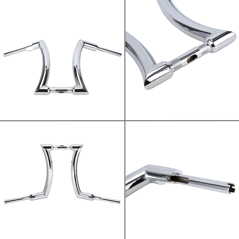 Rise 12″ 14″ 16″ 18″ Ape Hangers Handlebar For Harley Sportster Softail Dyna
