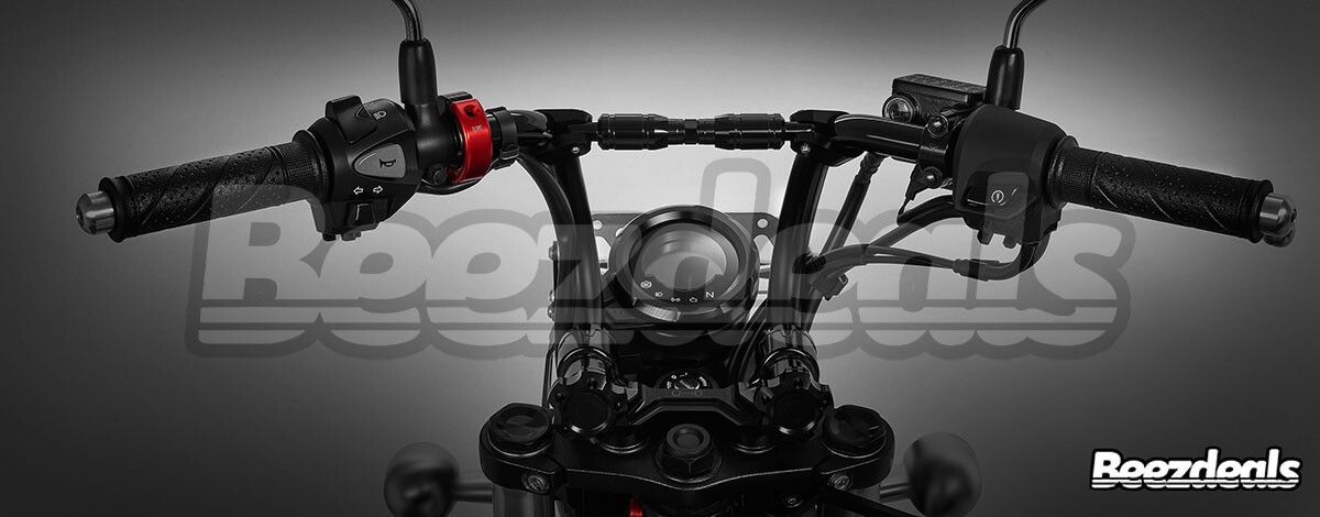 U DOM KARNCHANG Foldable Handlebar set Black New 2018 2023 Honda Monkey Dax 125