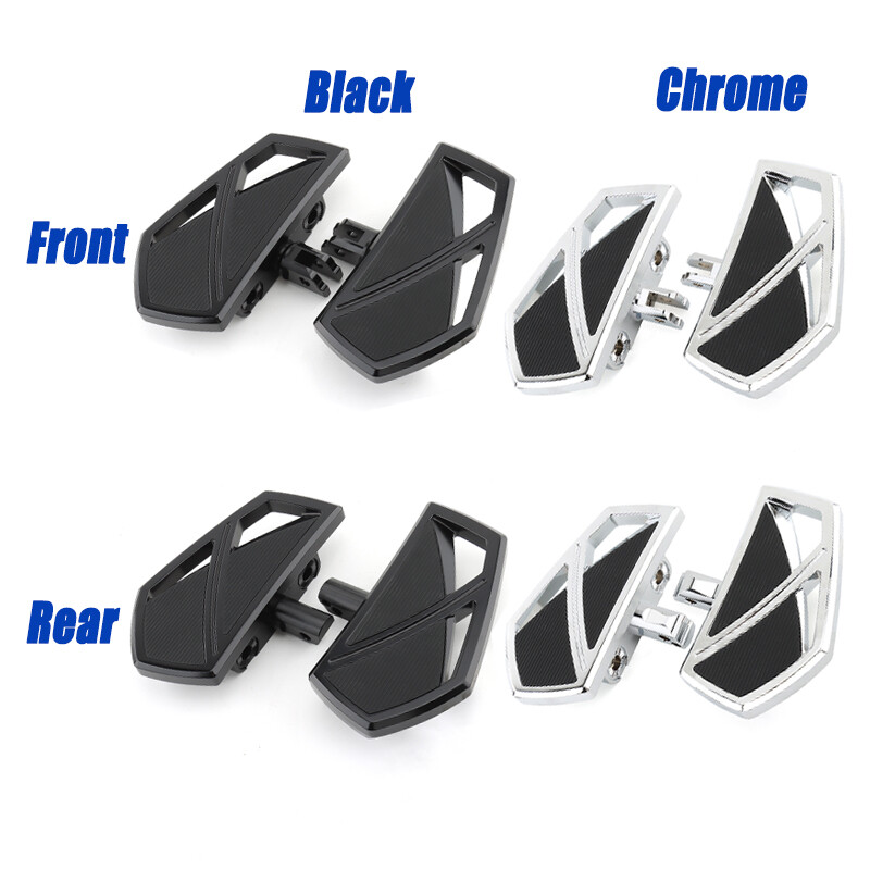 Pair Front / Rear Floorboard Footboard For Harley Softail Breakout Fat Boy 18-25