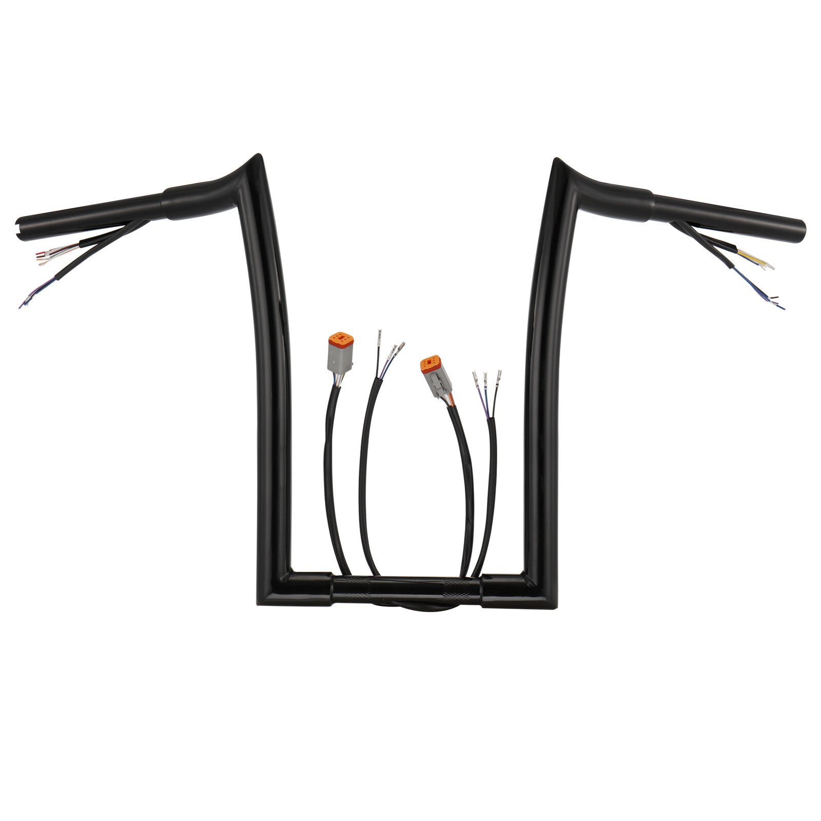 16″ Prewired Meathook Handlebar for Harley Dyna Wide Super Glide XL 1996-2006