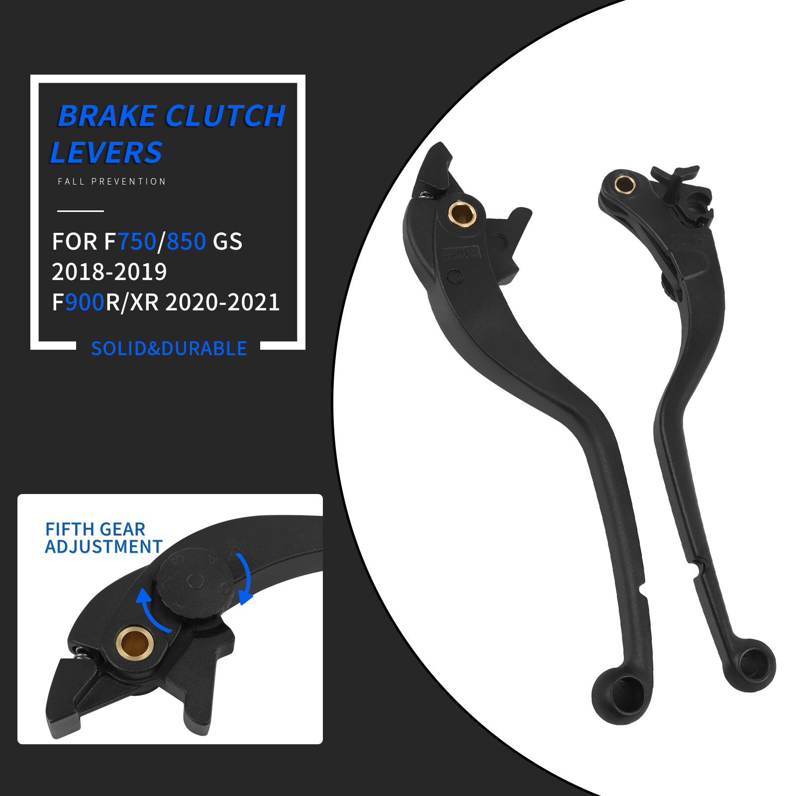For BMW F750GS F850GS 2018-23 F900R F900XR 2020-23 Brake Clutch Levers Handlebar