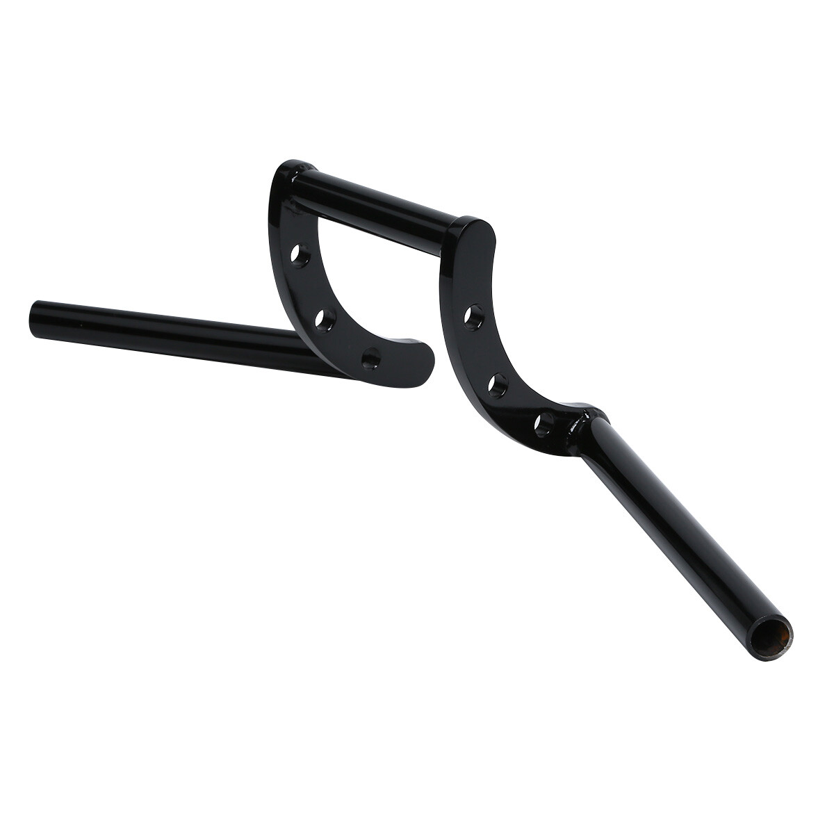 Black 1″ Z Bar Handlebar Fit For Harley Custom Bobber Softail Dyna Sportster 883