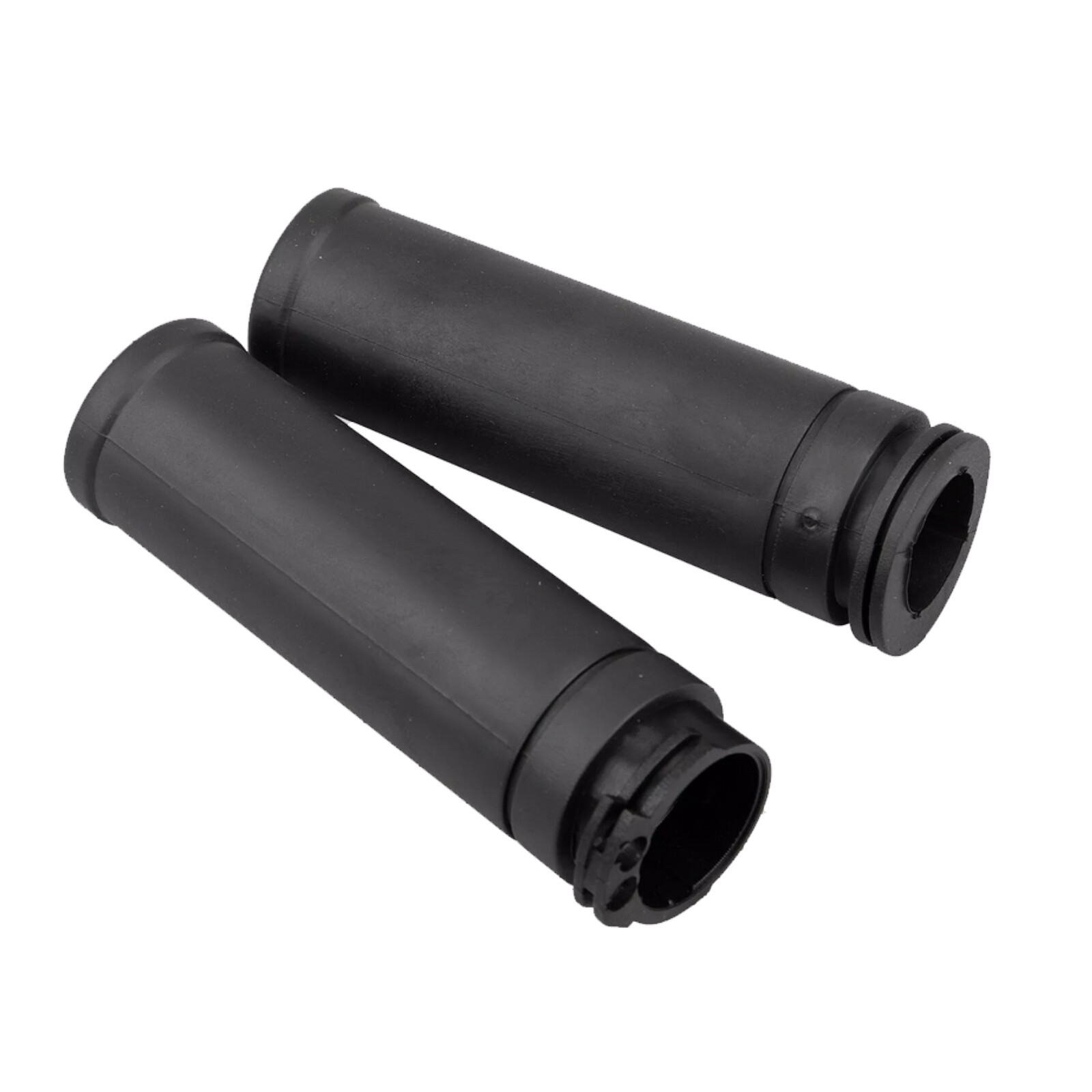 A Pair of Front 1inch Rubber & Plastic Hand Grips #56666-04 #56667-04 For Harley