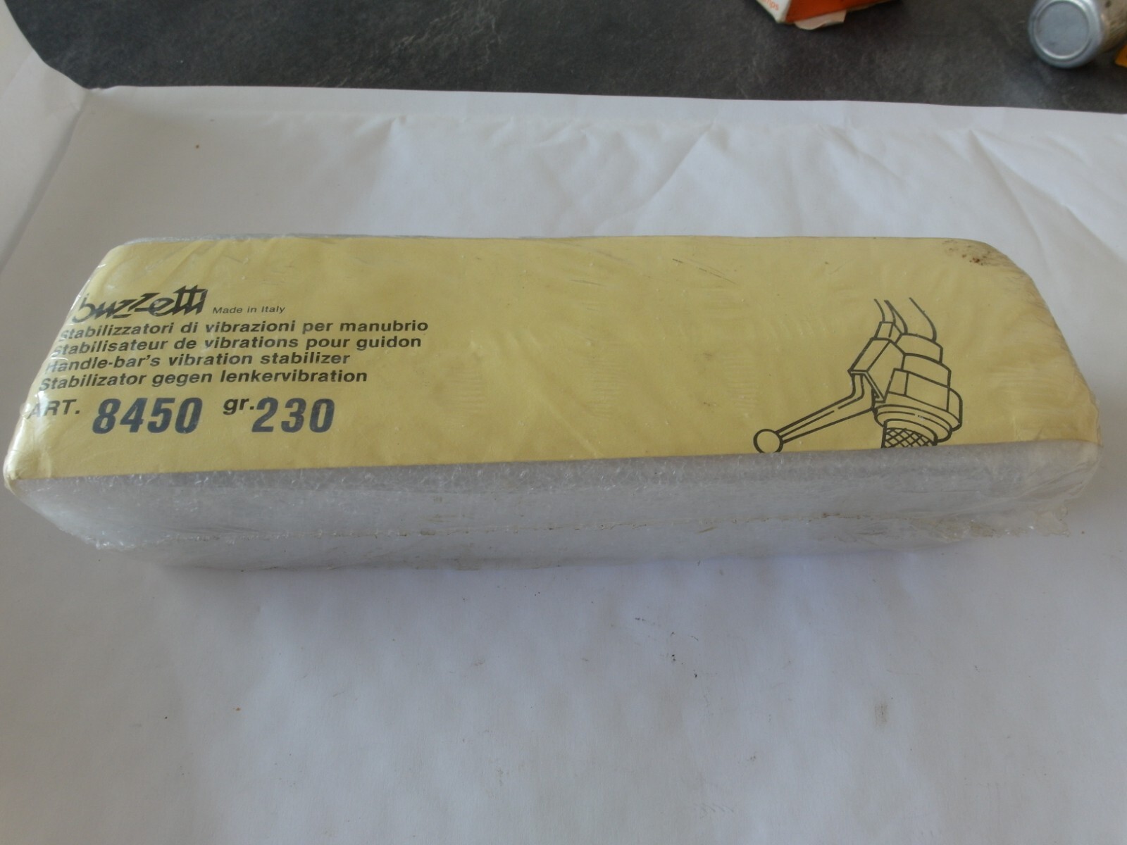 Buzzetti 8450 Universal Motorcycle Handlebar Vibration Stabilizer Weight 230 gr