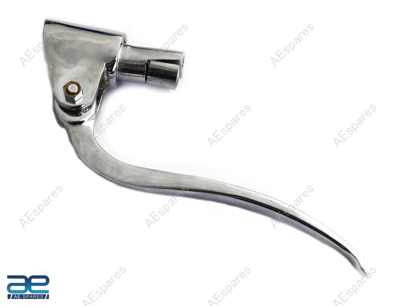 7/8″ Handlebar Inverted Brake Clutch Lever Set Brass Chrome For BSA Triumph S2u