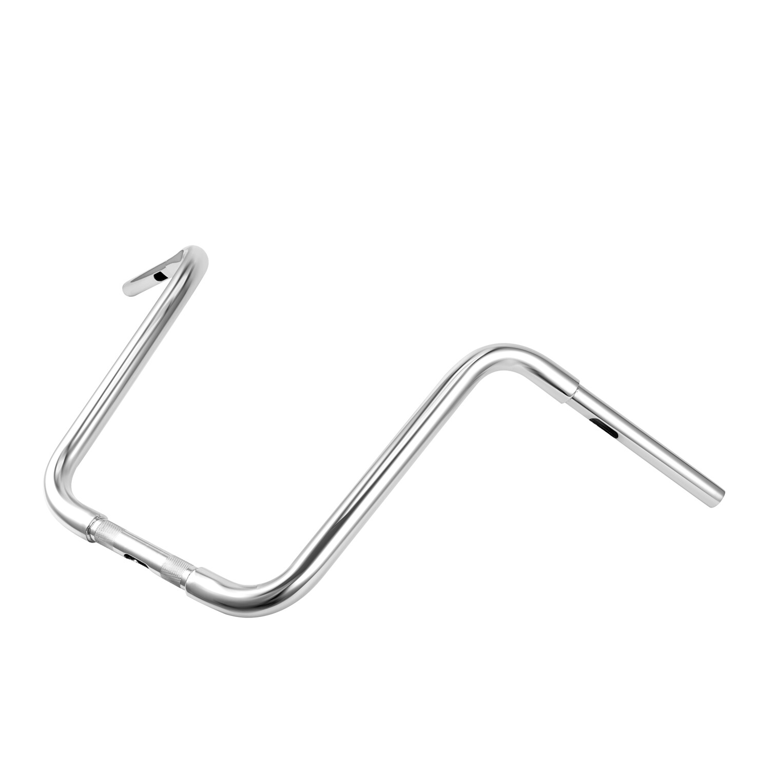 Chrome Iron 16″ Rise 1″ Ape Hanger Bar Handlebar Fit For Harley Springers Models