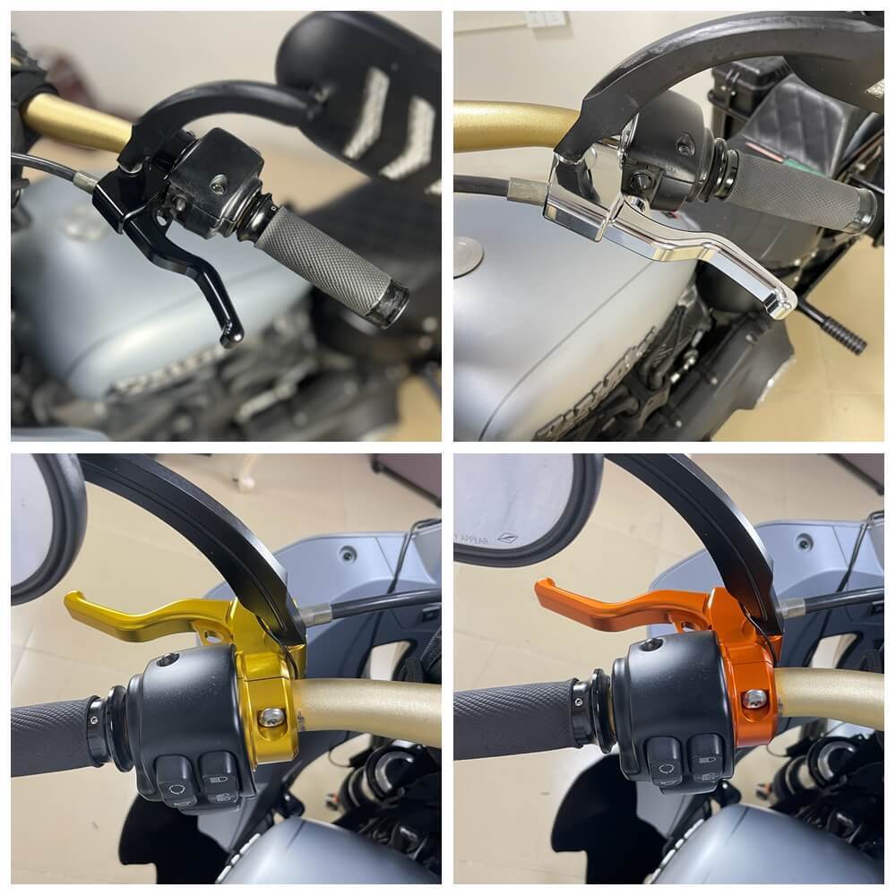 Easy Pull Clutch & Brake Lever Set For Harley Dyna FXD Street Bob FXDB Low Rider