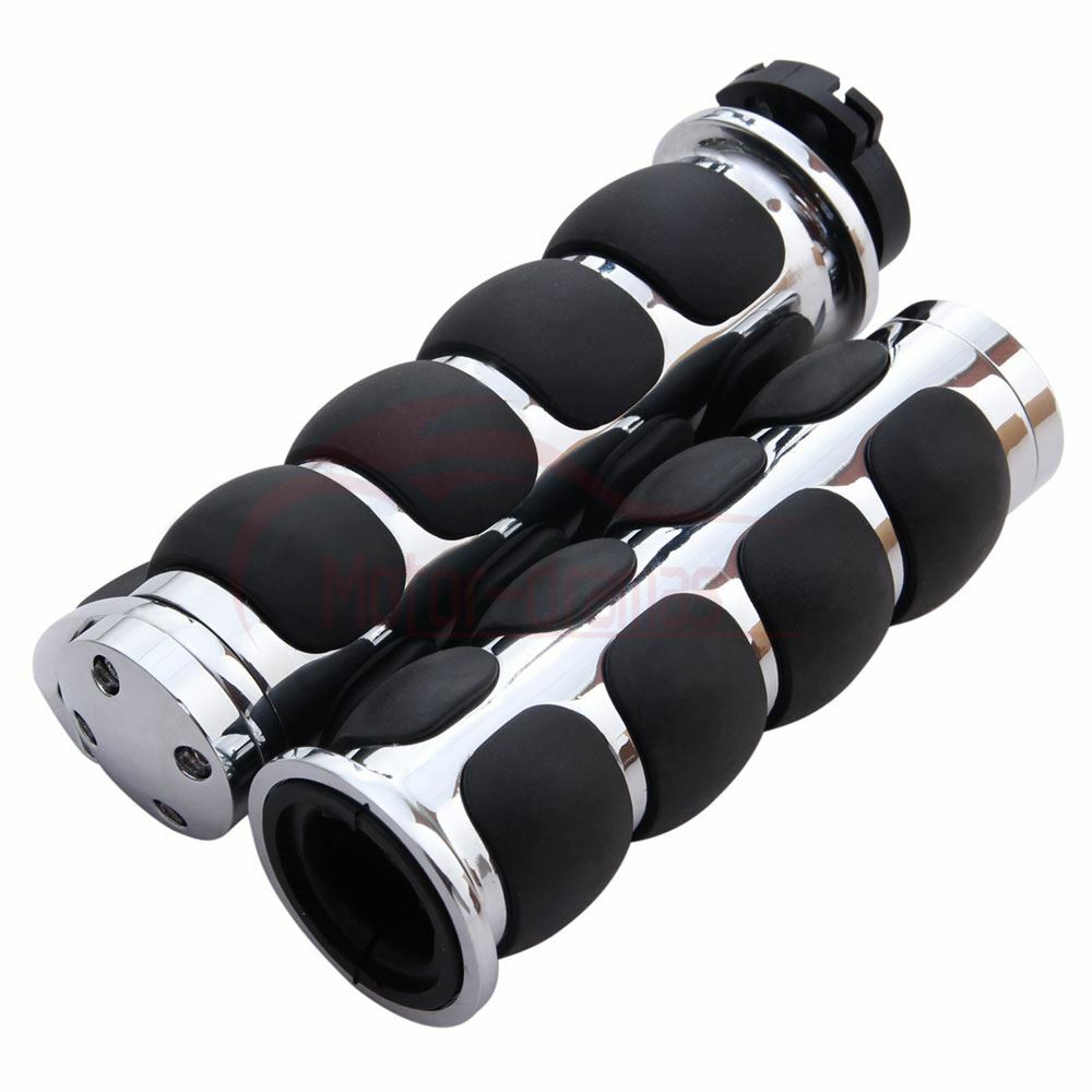 Motorcycle Handle Bar Hand Grips 1″ For Honda VTX1300 VTX1800 Sabre VT 1100 1300