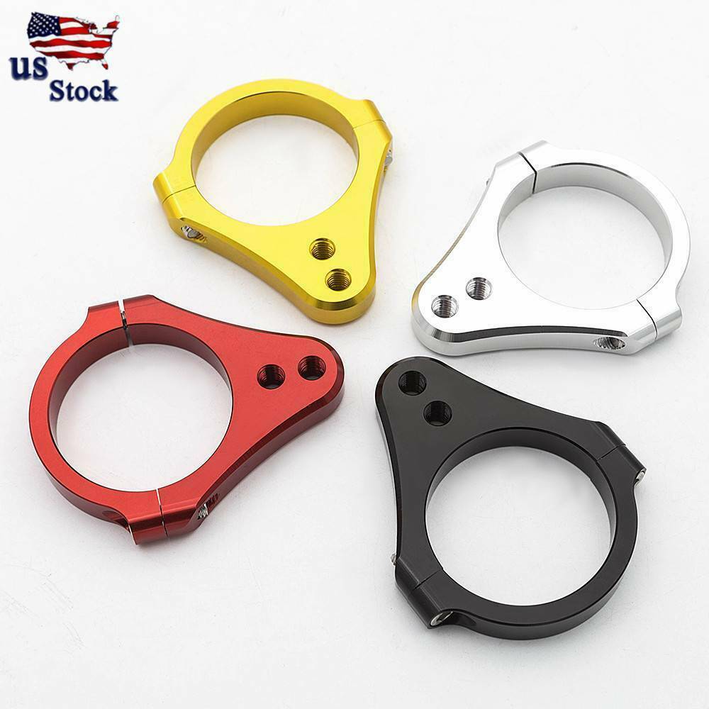 FXCNC 36-54mm Steering Damper Mounting Stanchion Bracket Fork Clamp Tube Support