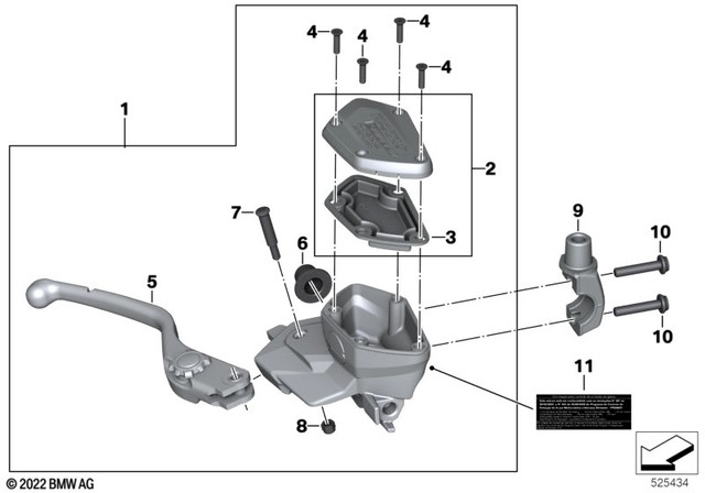 Front Brake Clutch Lever For BMW R1200GS/ADV R1200R/RS R1250GS K1600GTL R Nine T