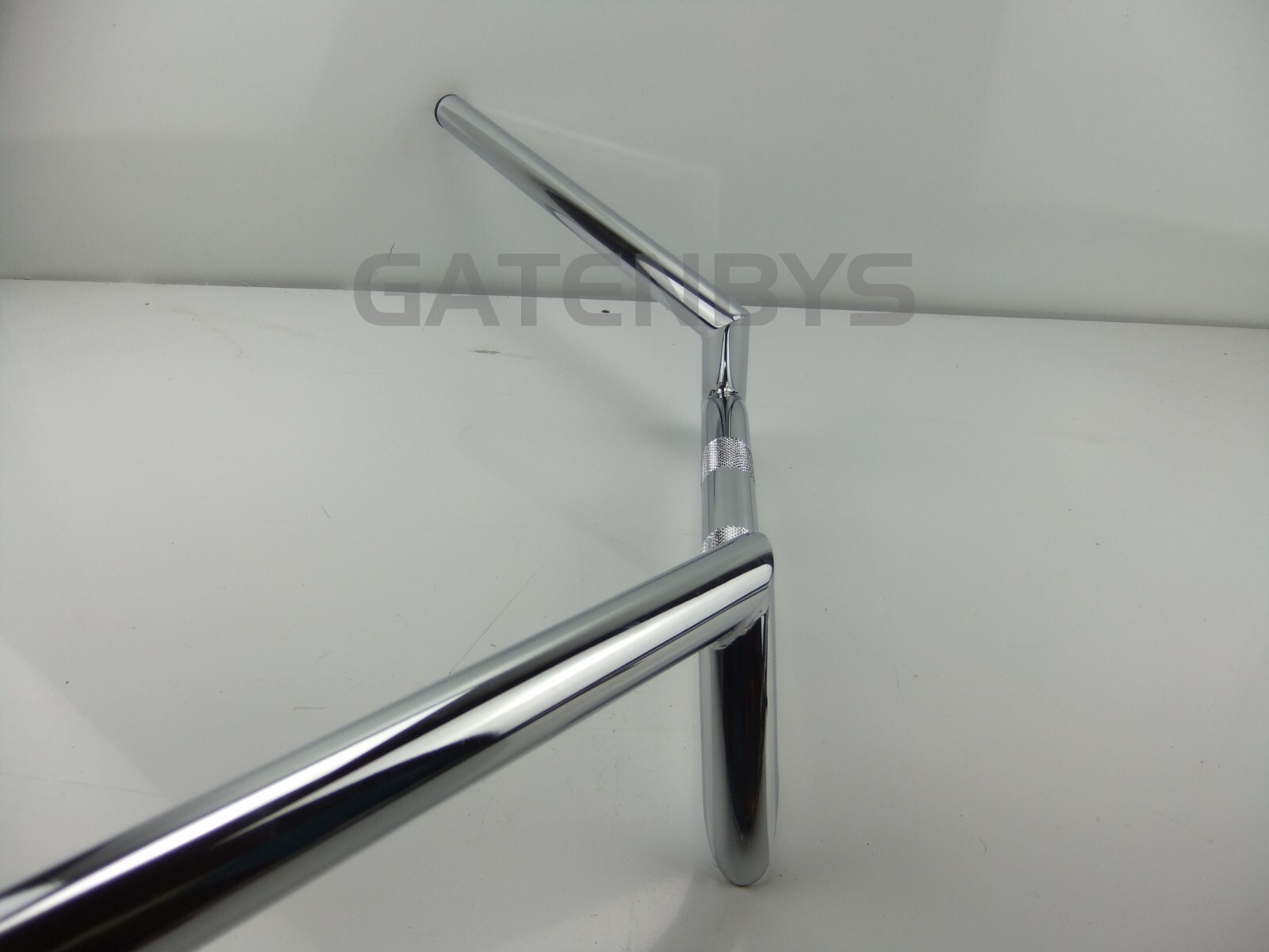 1″ Chrome Z-Bar Motorcycle Handlebar NONE DIMPLED Sportster FX Shovel