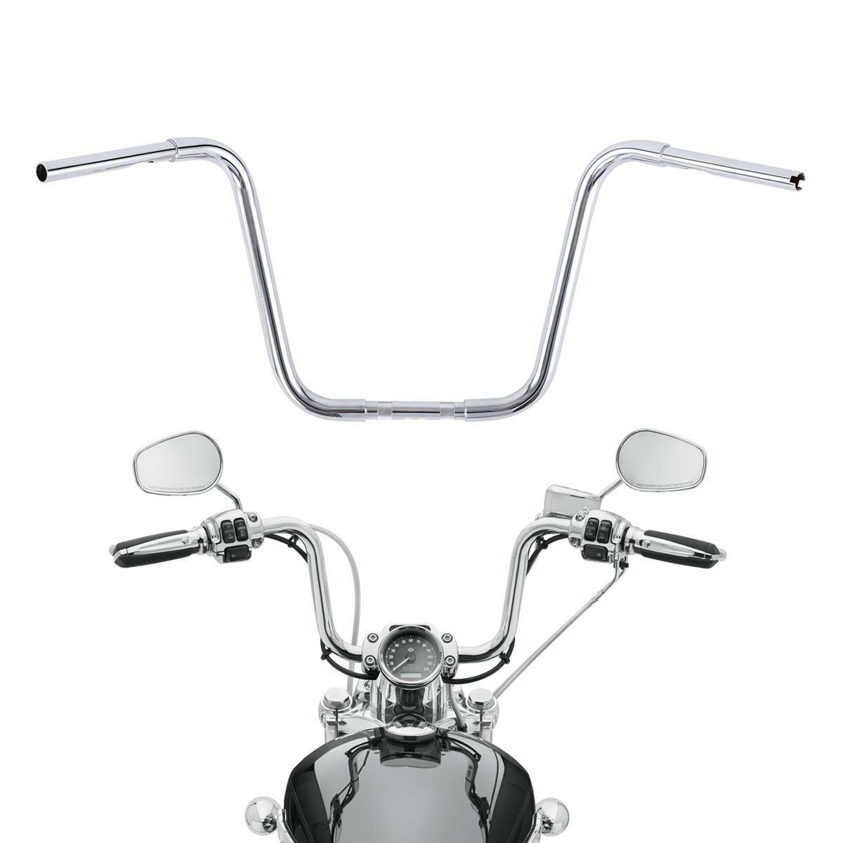 16″ Rise Ape Hangers Bar 1-1/4″ 32mm Handlebar Fit For Harley Sportster 883 1200