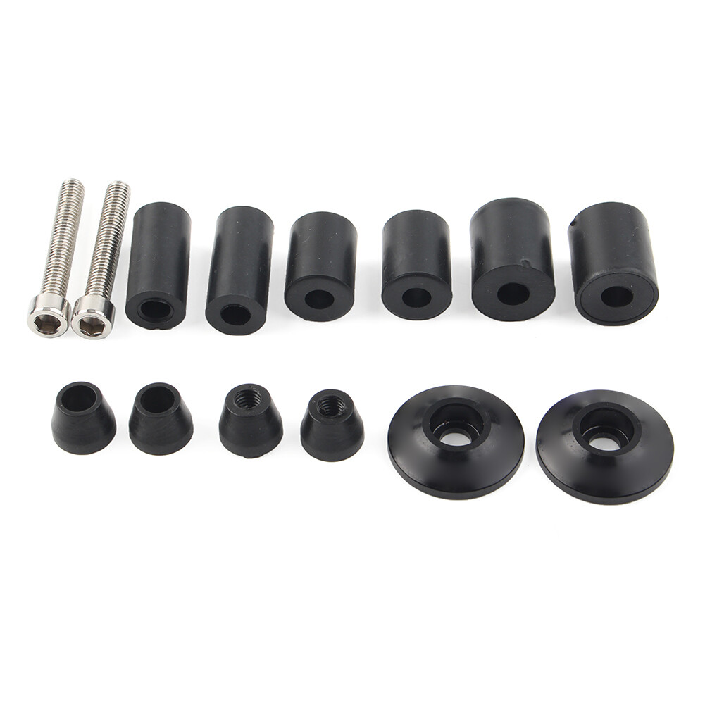CNC 7/8” Handle Bar End Weights Handlebar Grips Cap Plugs Motor Dirt Bike Black