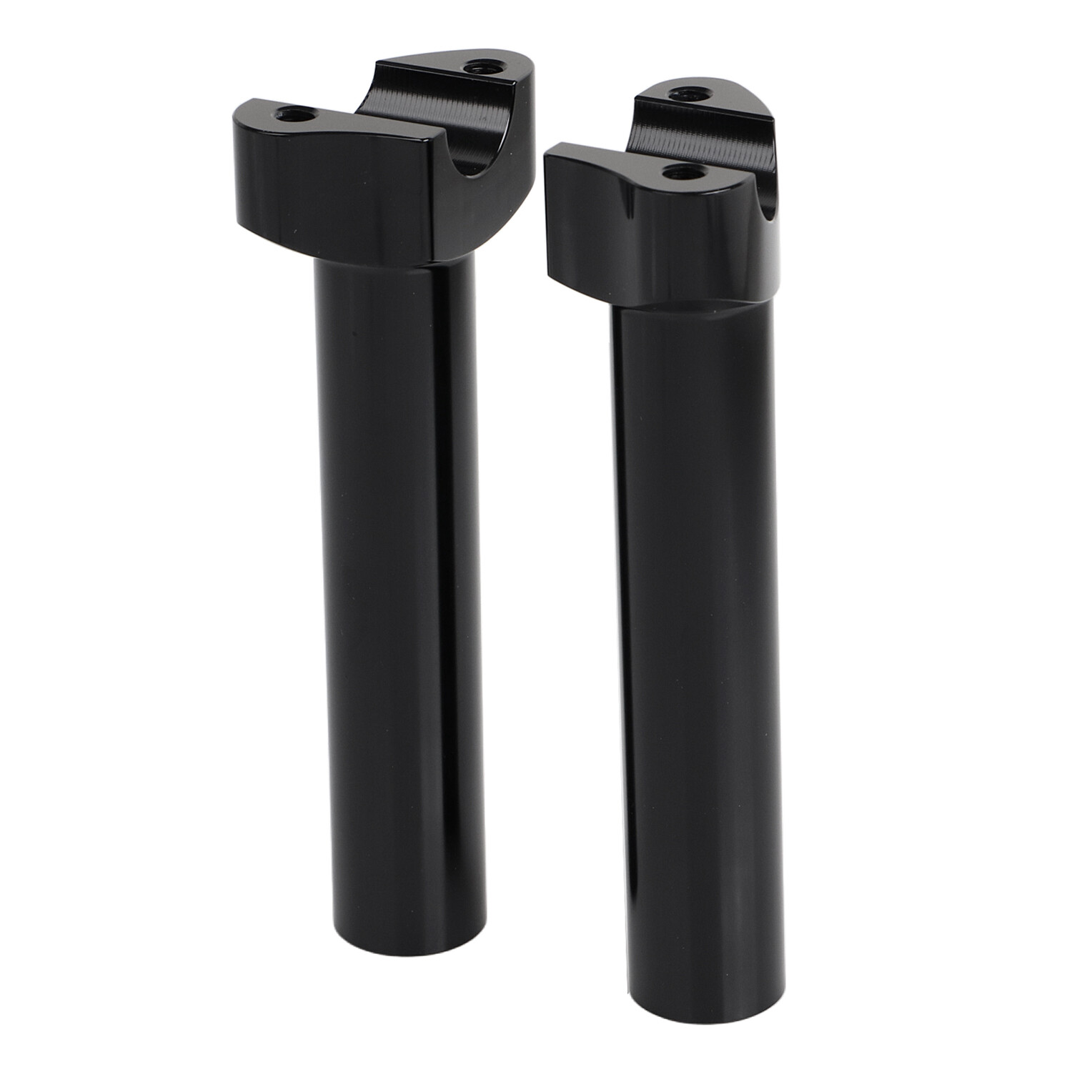 6.5″ Straight Handlebar Risers For Harley 1″ Bar Heritage Softail Dyna Road King