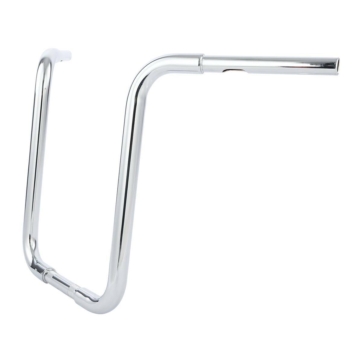 18″ Rise 1-1/4″ Ape Hanger Handlebar Fit For Harley Custom Sportster XL Chrome