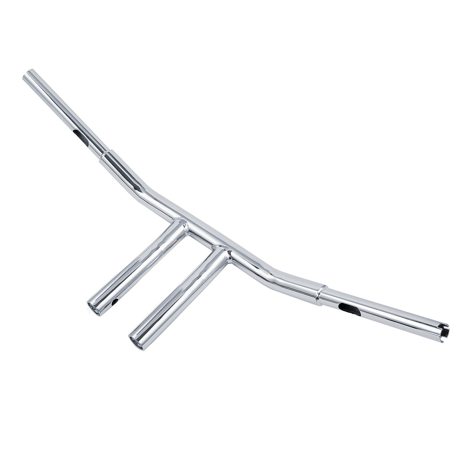 8″ Rise T Bar Handlebar Fit For Harley Dyna Softail Super Custom Wide Glide