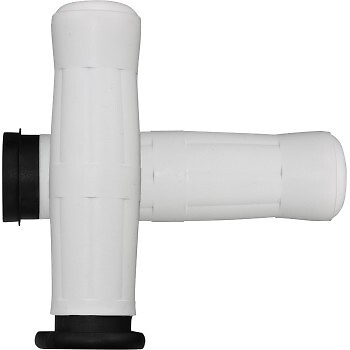 Avon OLD-69-WHITE-FL Old School Rubber White Hand Grips for Electronic TBW