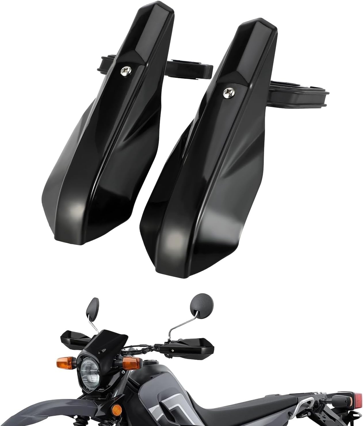 Motorcycle Handguards 7/8″ and 1 1/8″ Hand Guard Handlebar Protection Univers…