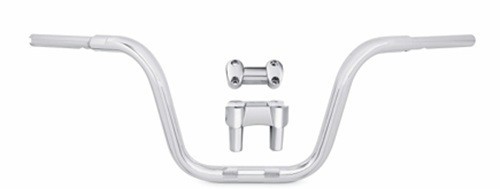 Harley 56832-04A Fat Mini Ape 1.25 inch Handlebar & Riser Clamp 99-17 Wide Glide