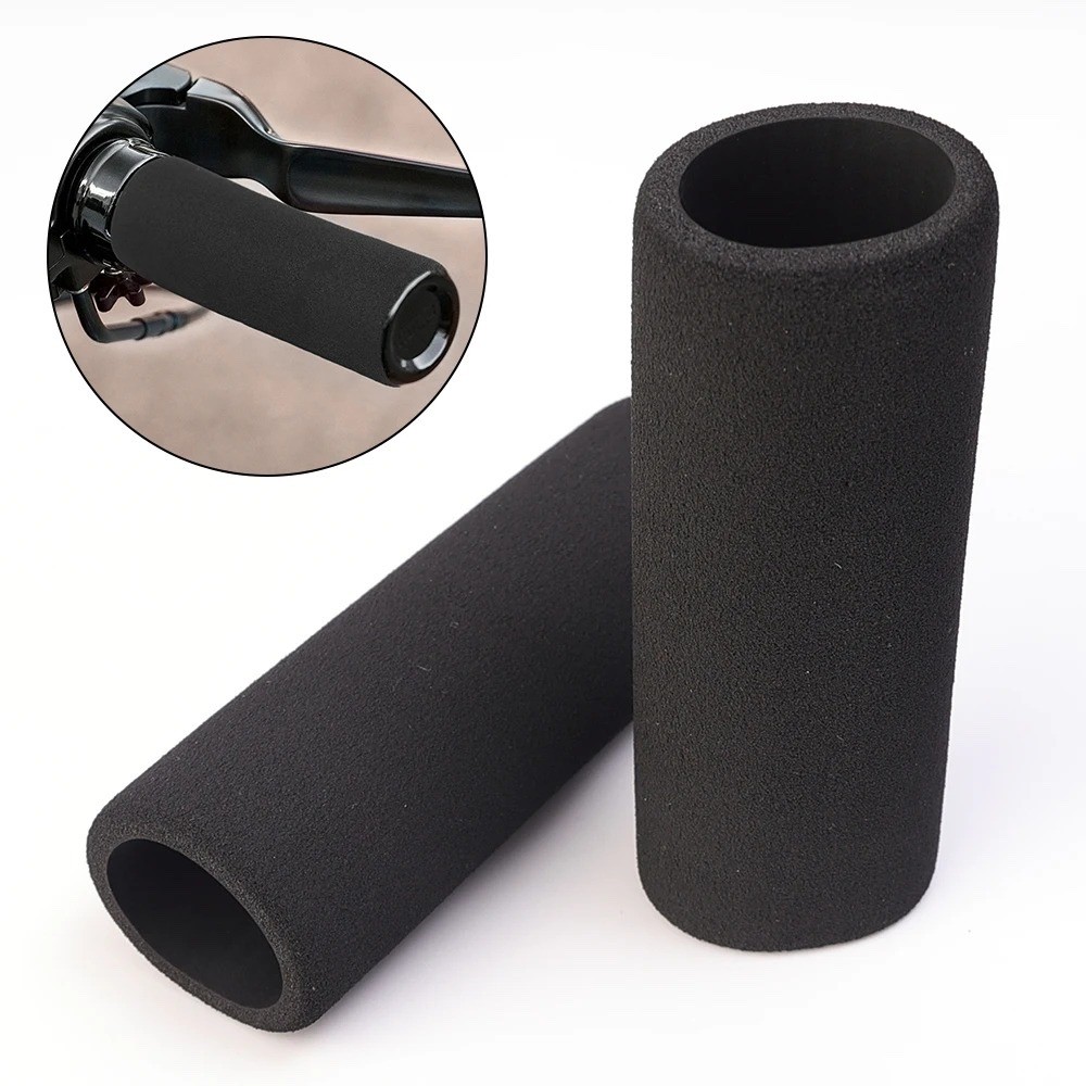 Motorcycle Comfort Foam Over Grips Non-Slip Universal Handlebar Covers 2PCS