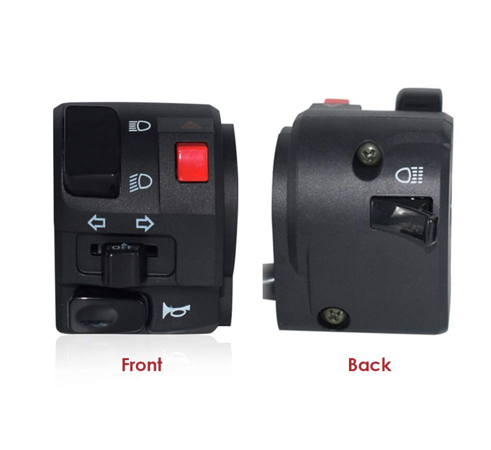 Motorcycle 7/8″ left Handlebar Control Switch Turn Signal Start Stop Lamp Switch