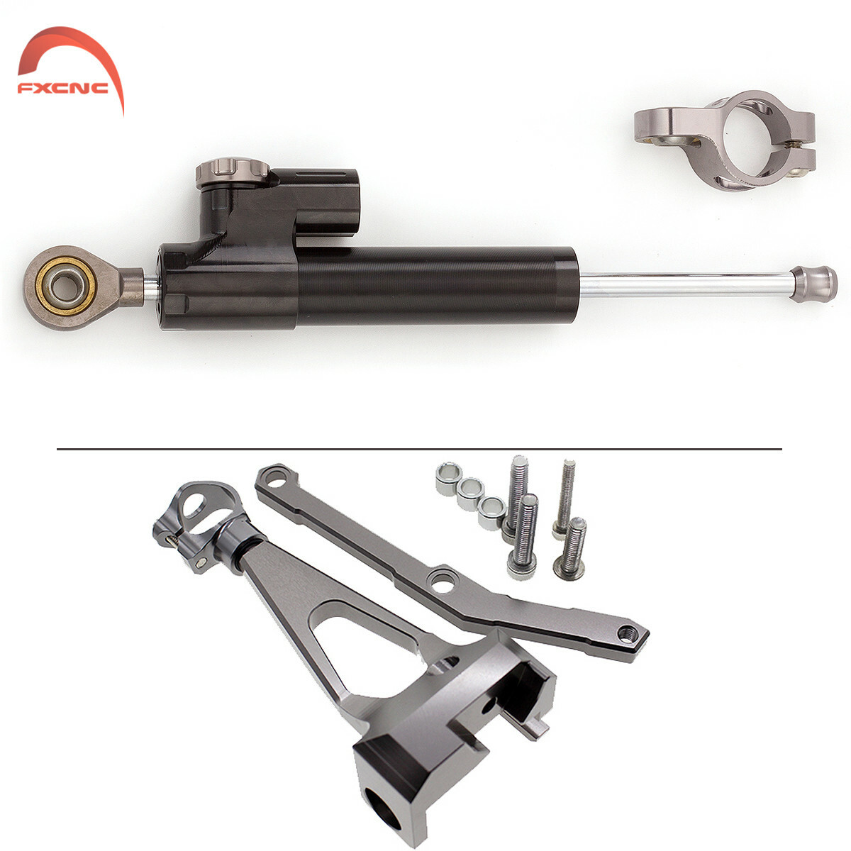 For Yamaha MT-09 2013 2014-2015 CNC Steering Damper Stabilizer Brackets Kit US