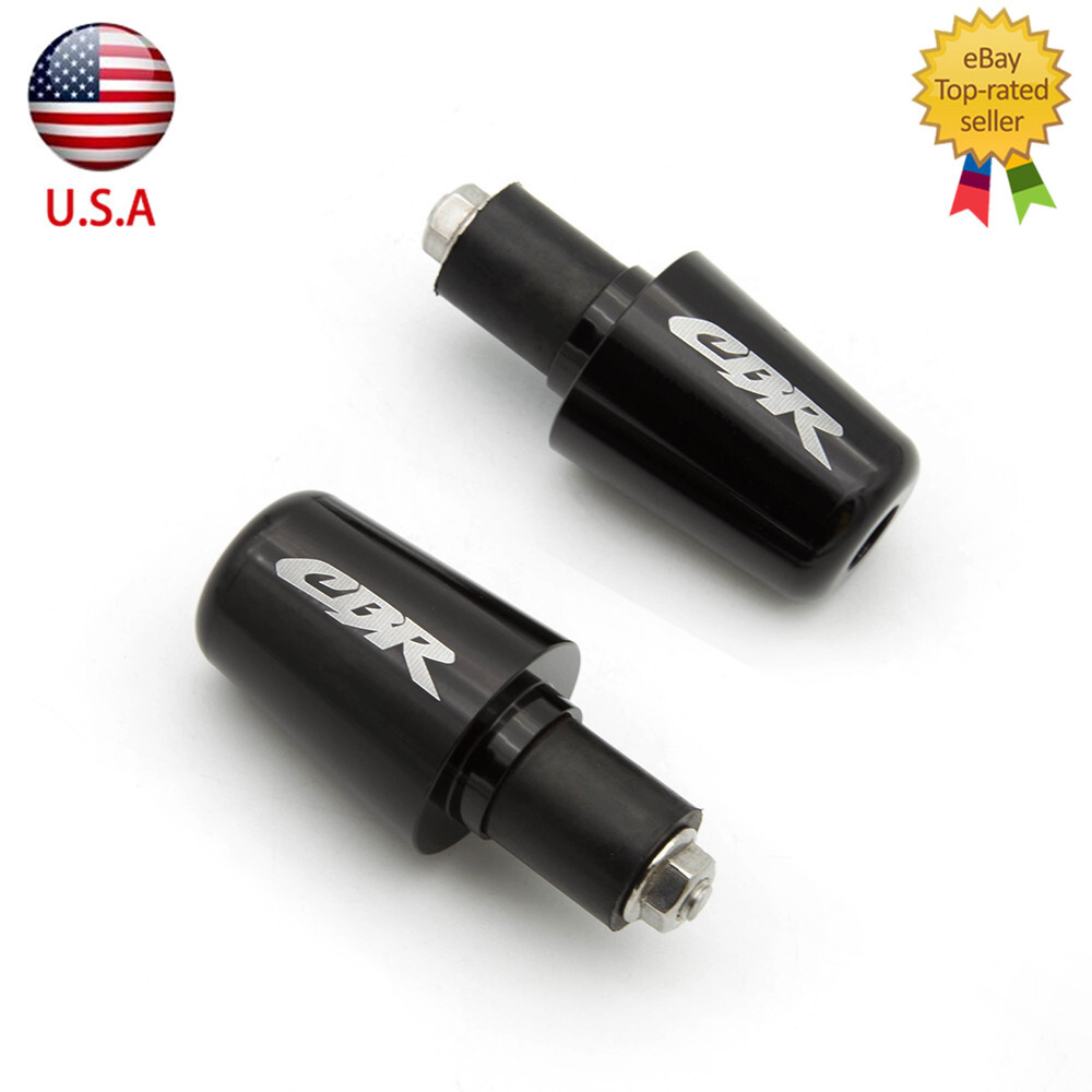 For Honda CBR600RR 2003-2014 CNC Handle Bar Ends Handle Grip Plugs CBR Logo