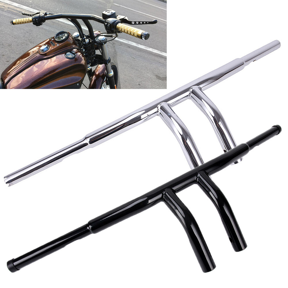 1-1/4″ 8″ RISE T-BARS HANDLEBAR DRAG BAR RETRO MOTORCYCLE CUSTOM UNIVERSAL